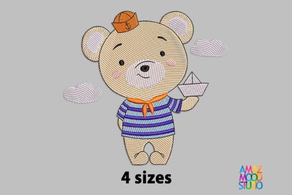Bear Sailor Embroidery Design Review